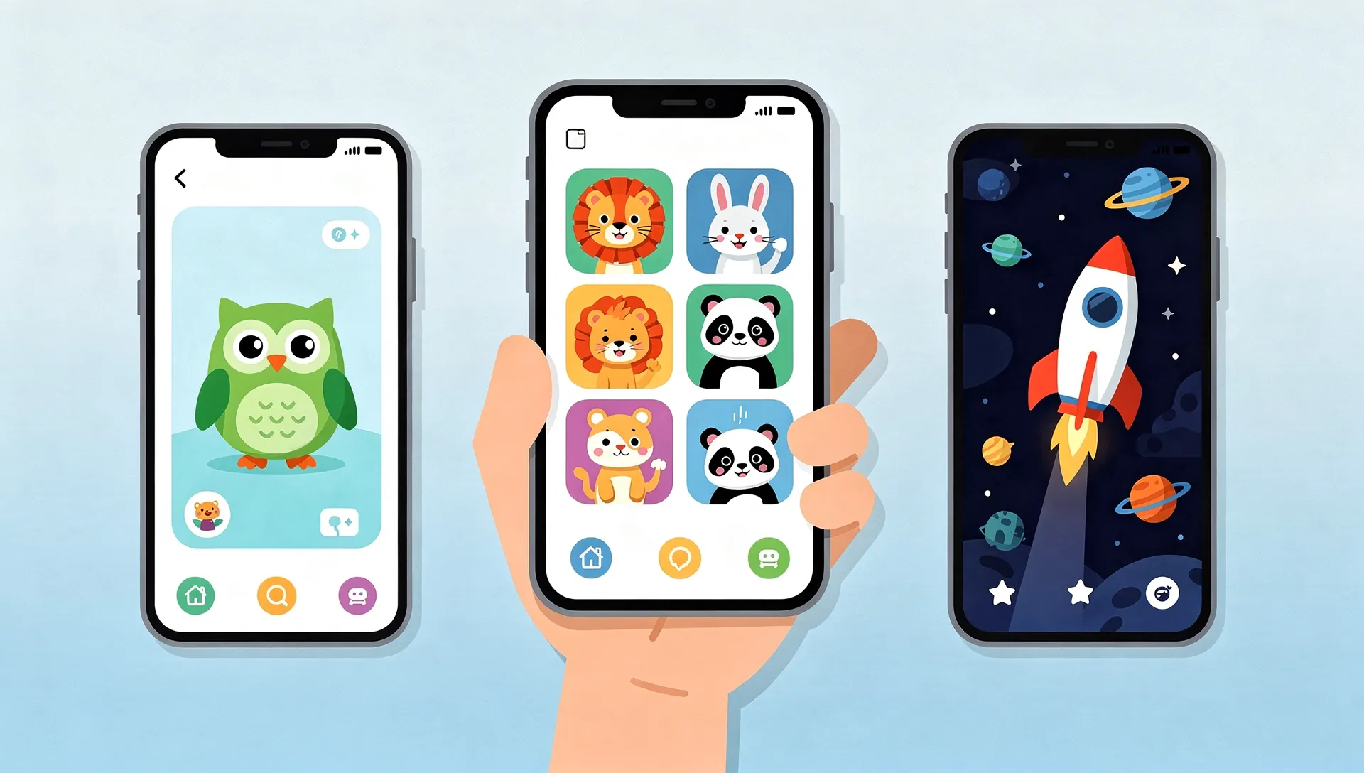 Comparing kids English learning apps