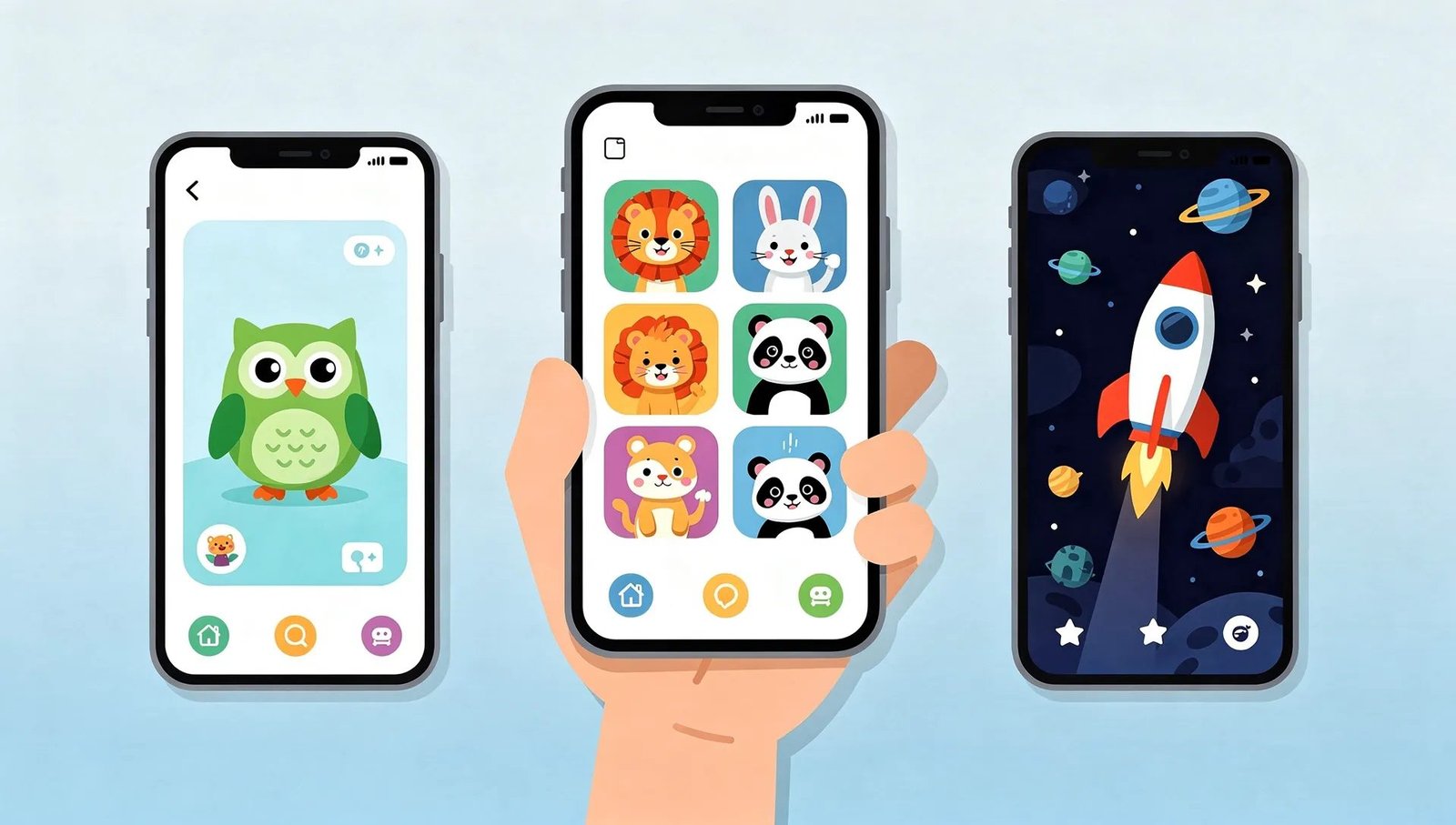 Comparing kids English learning apps